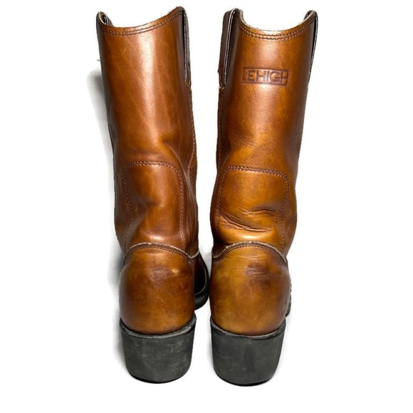 Lehigh Leather Steel Toe Work Boots - Picture 4 of 7